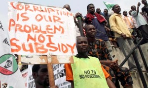 nigeria corruption protest