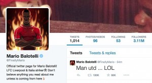 Twitter Mario Balotelli LOL