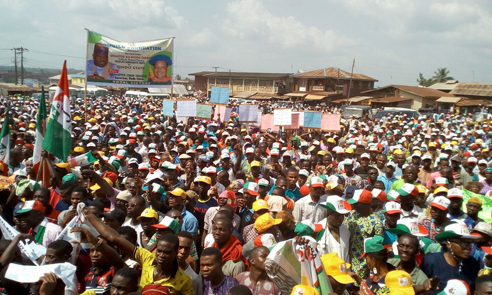 Jimoh Ibrahim Flags Off Governorship Campaign In Ondo State