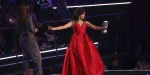 Camila Cabella at MTV EMA