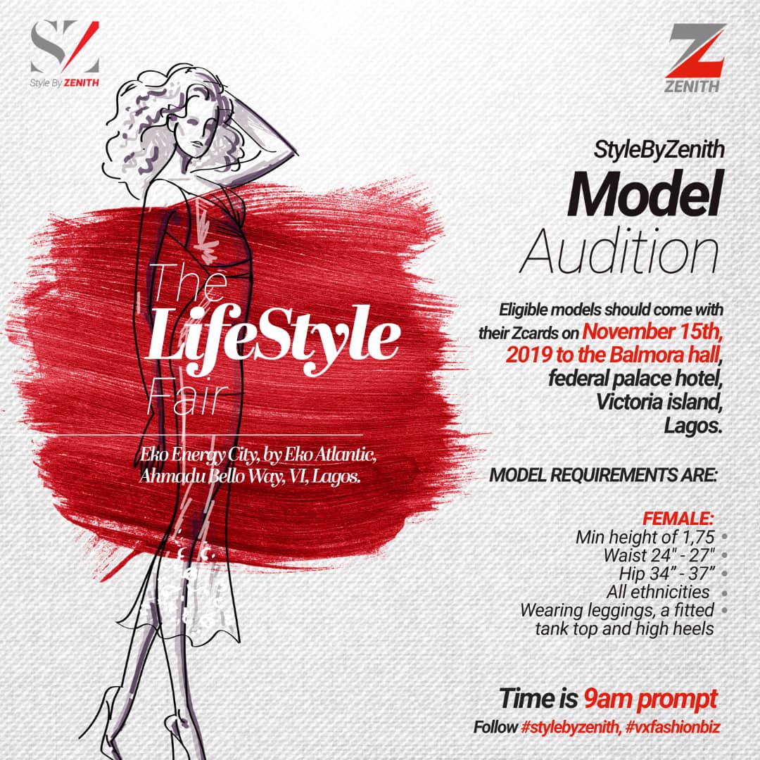 Style by Zenith invites models for audition November 15