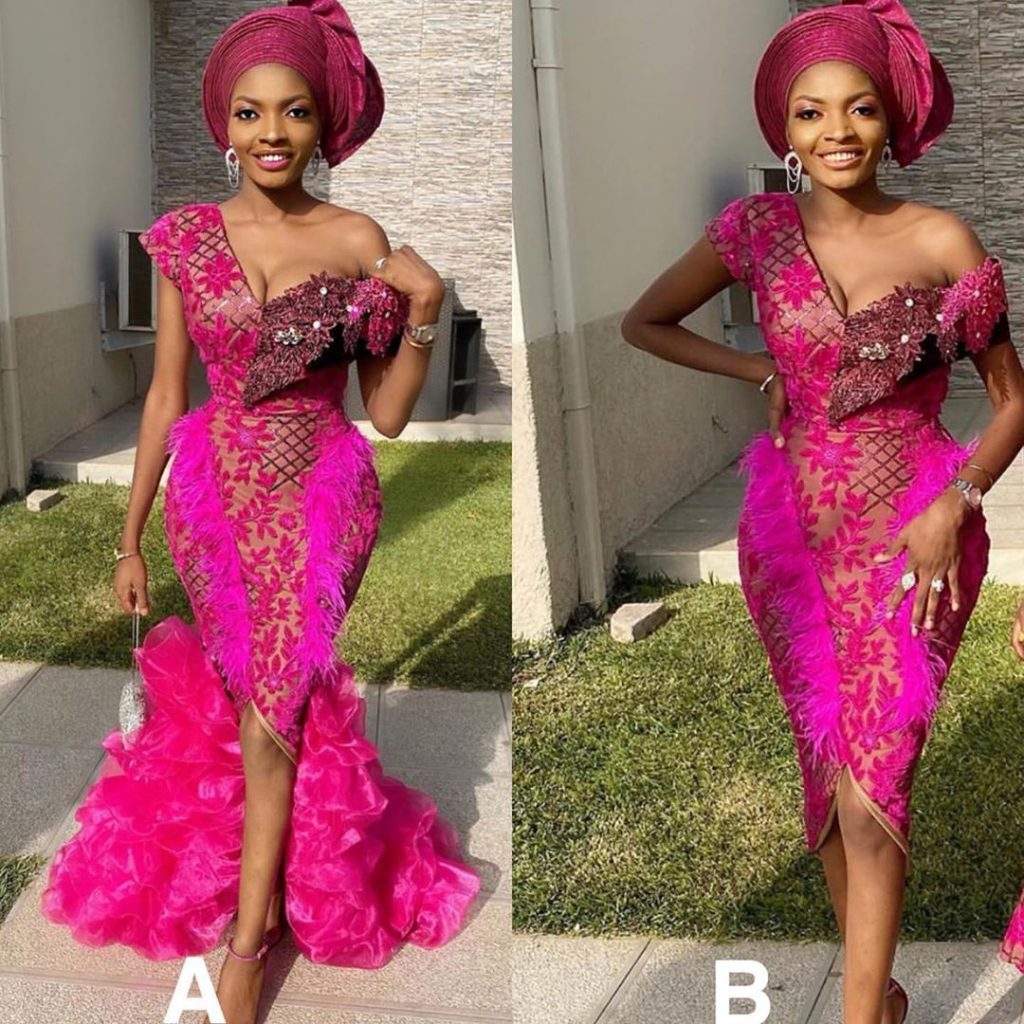 10 Asoebi Styles You Can Sew With 3 Yards Lace material - Fashion