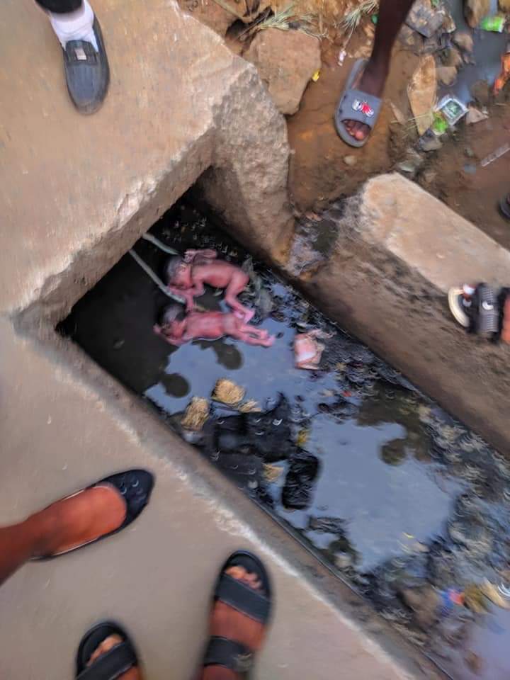 Teenage Mother Dumps Newborn Twins Inside Gutter (VIEWER'S DISCRETION)