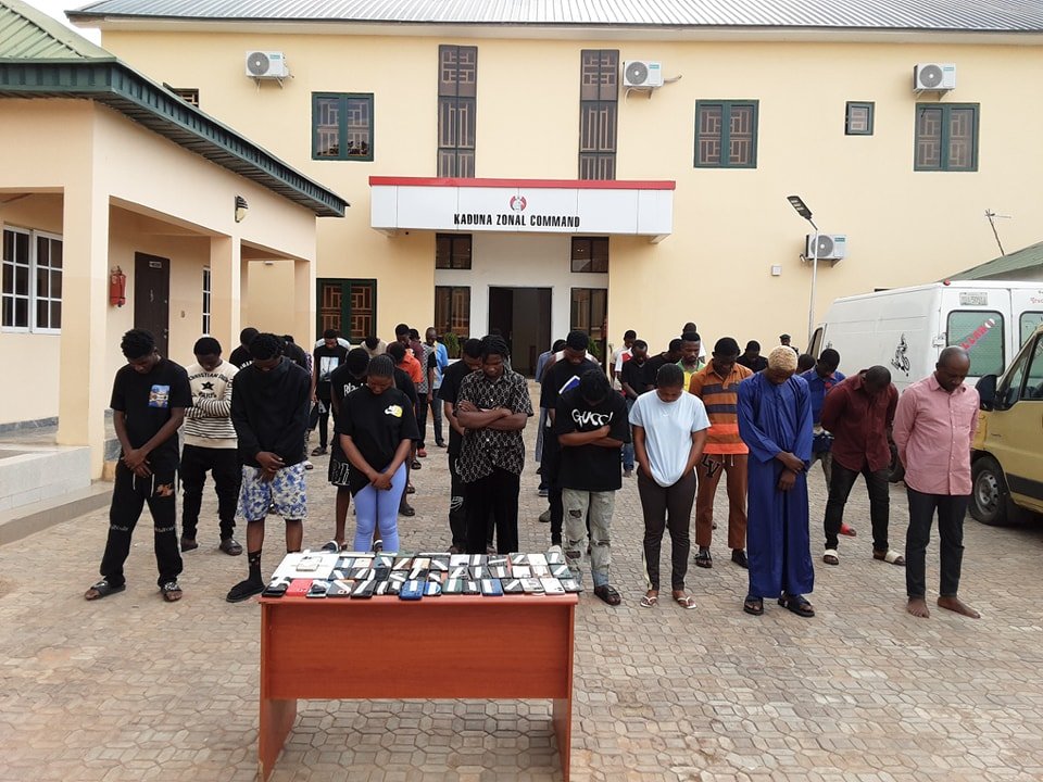 EFCC - Kaduna internet fraudsters