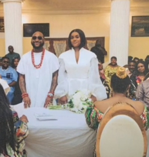 Inside Davido And Chiomas Private Wedding Exclusive Photos Revealed