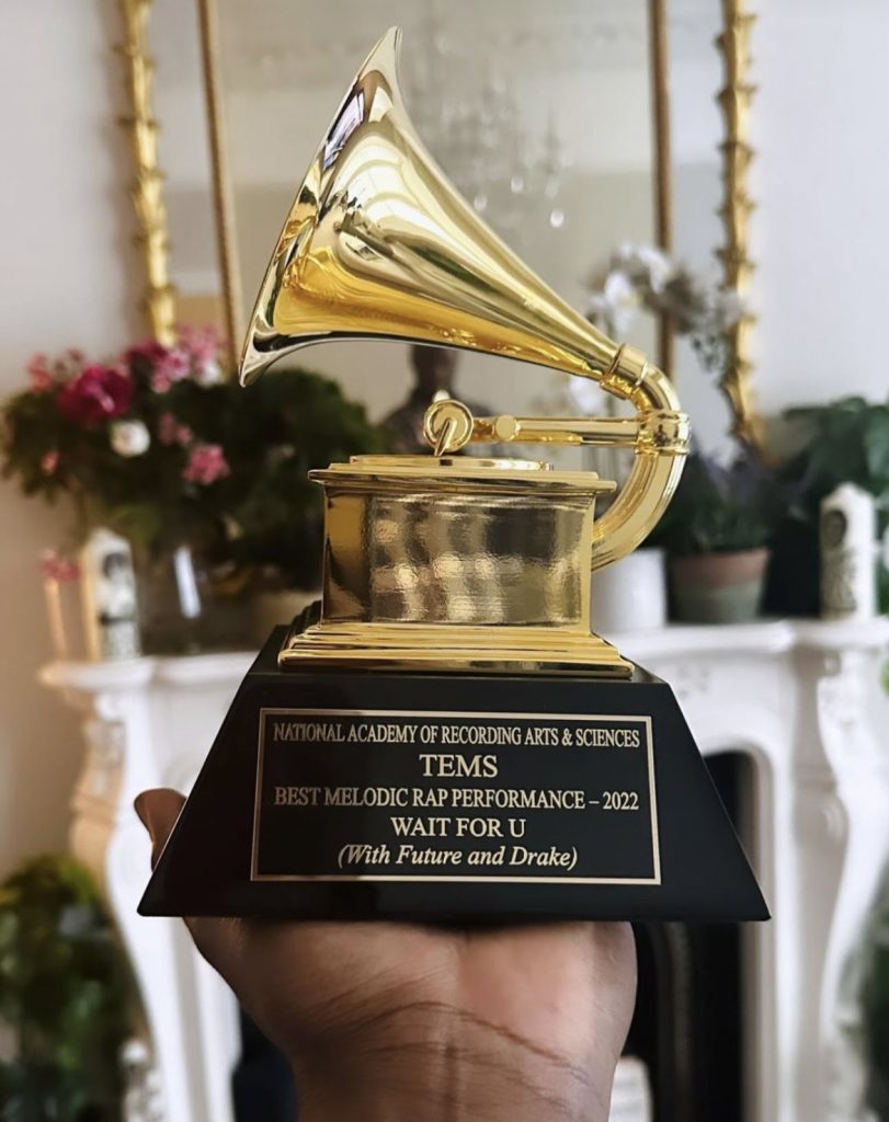 Tems Has Received Her Plaque For Her Grammy Winning – The Herald