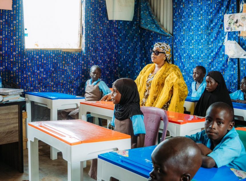 School Feeding: Dr. Yetunde Adeniji Visits Transitional Learning Centre In Wassa FCT