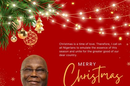 Atiku's Christmas message