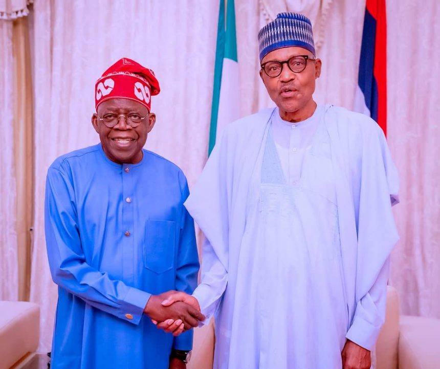 Bola Tinubu and Muhammadu Buhari