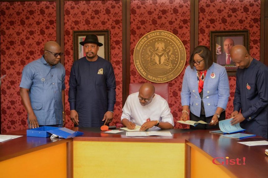 Rivers Fubara Signs 2024 Budget Into Law One Day After Presenting To State Assembly