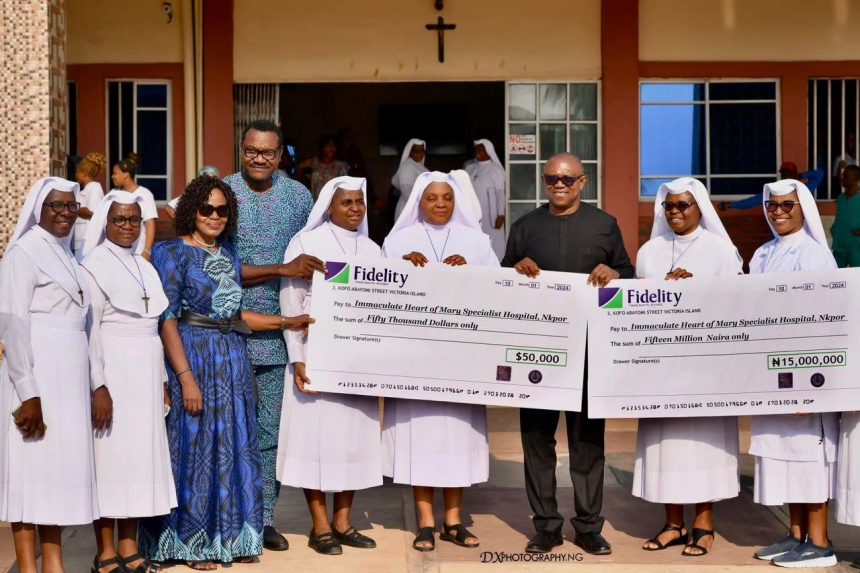 Peter Obi - hospital donation in Anambra