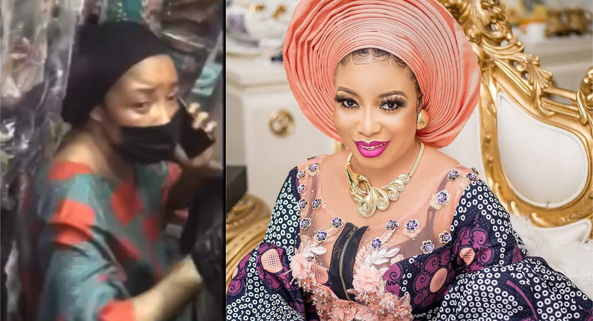 Video Actress Lizzy Anjorin Disgraced For Stealing Gold In Lagos Market 