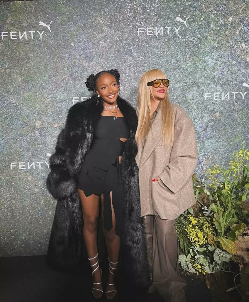 Afrobeats Star Ayra Starr Catches Rihanna’s Attention at Fenty Show in ...