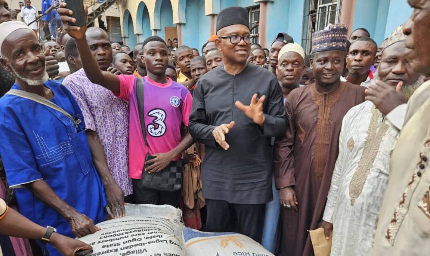 Peter Obi with Onitsha Muslim community