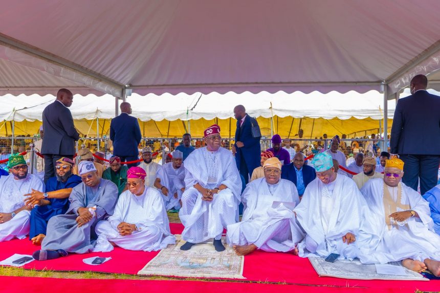 Eid prayers: Have faith in my govt, love Nigeria – Tinubu tells ...